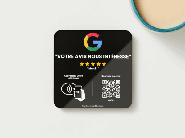 Plaque Avis Google